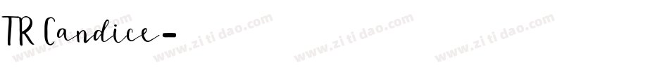 TR Candice字体转换